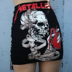 Metallica Heart Explosive Corset Size Small Skirt
